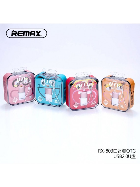 REMAX RX-803 USB Flash Drive 16G 2.0 OTG Rose Gold