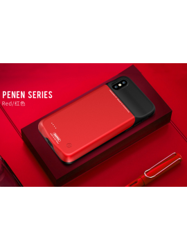 REMAX PN-04 Penen Series 2.0 Rechargeable Battery Case For IPhone X 3200mAh Red