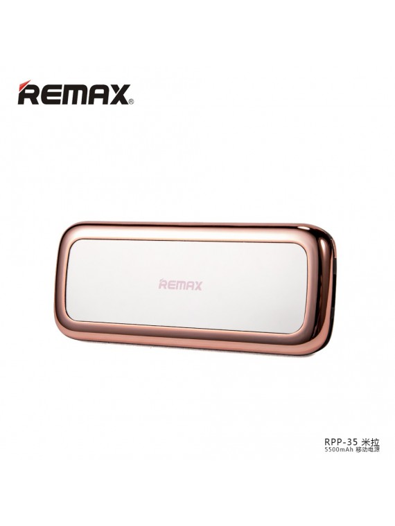 REMAX RPP-35 5500mAh Mirror Rose Gold