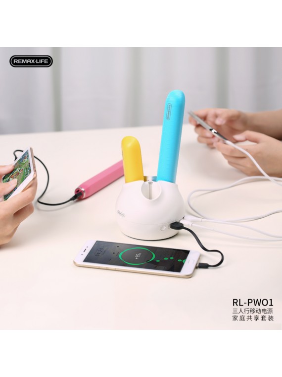 REMAXLIFE RL-PW01 Salrens Series Power Bank (Family Pack)  PACK