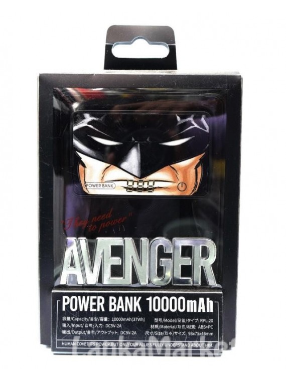 REMAX RPL-20 10000mAh Avenger Power Bank Black