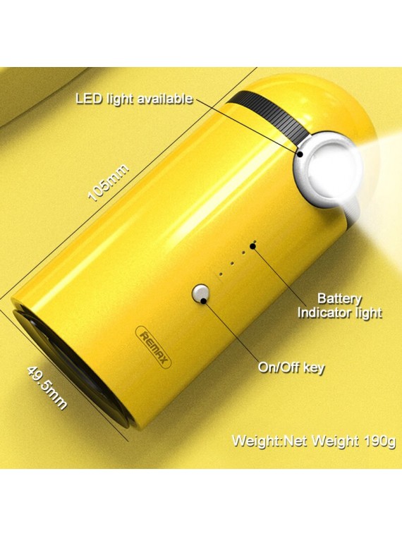 REMAX RPL-36 10000mAh Cutie Power Bank Yellow