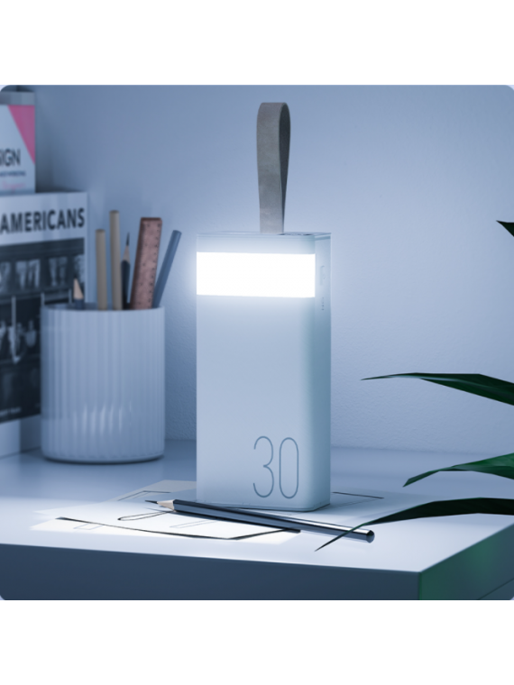 REMAX RPP-10 NEW Chinen Series Power Bank Light 30000mAh White