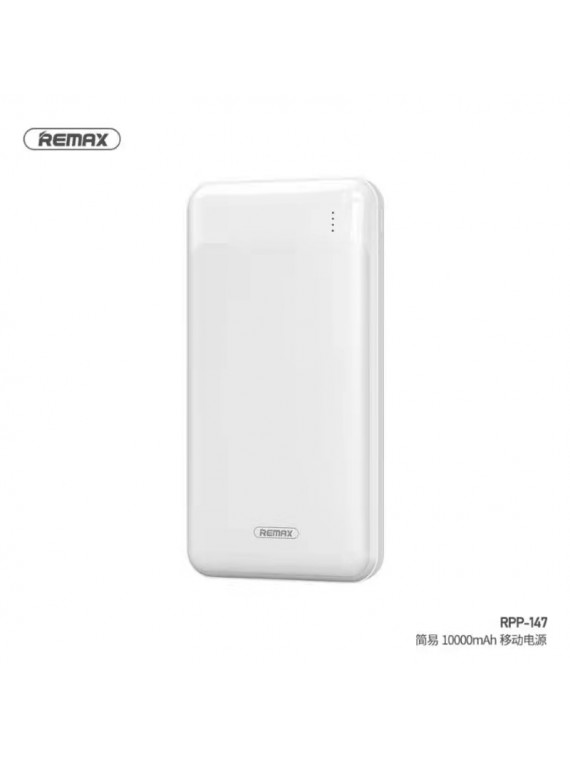 REMAX RPP-147 Jany Series 10000mAh 2USB Power Bank White