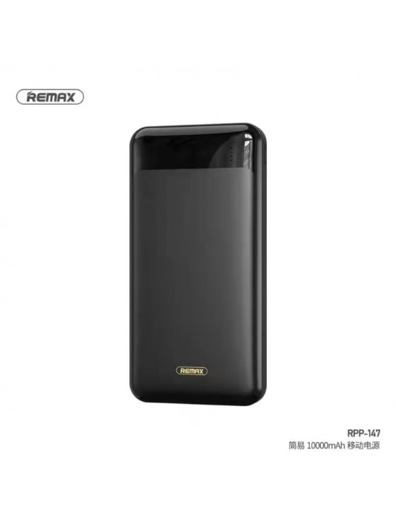 REMAX RPP-147 Jany Series 10000mAh 2USB Power Bank Black