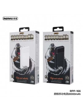 REMAX RPP-166 Lango Power Bank 20000mAh 2USB Black