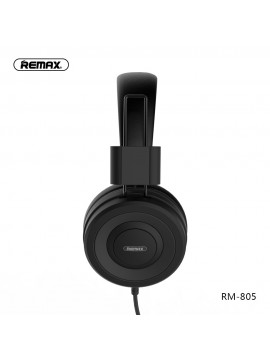 REMAX RM-805 Wired Headphone for Music and Calls Black