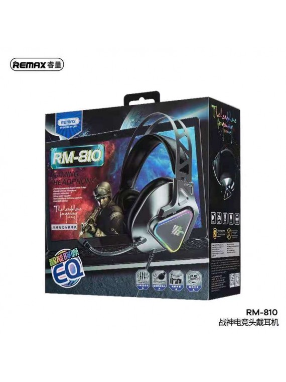 Remax RM-810 Wargod Series Gaming Headphone Grey