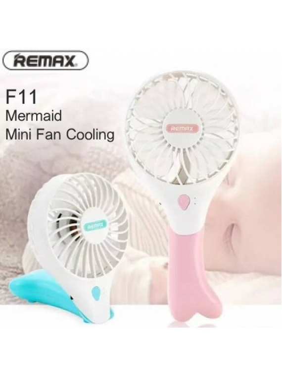 REMAX F11 Mermaid Mini Fan Blue