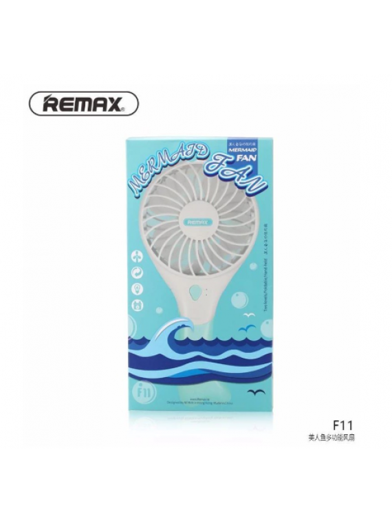REMAX F11 Mermaid Mini Fan Blue