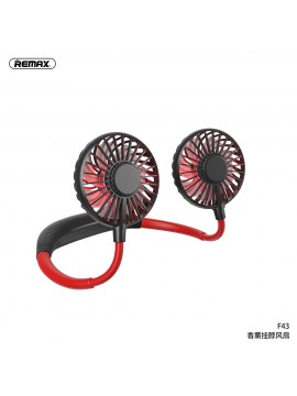 REMAX F43 Aromatherapy neckband Fan Black