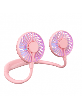 REMAX F43 Aromatherapy neckband Fan Pink