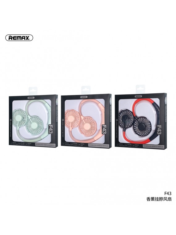 REMAX F43 Aromatherapy neckband Fan Green