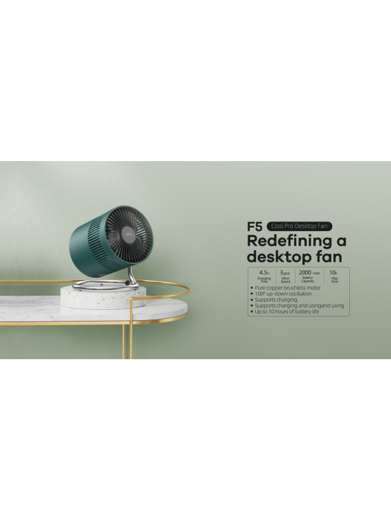 REMAX F5 Desktop Fan Pro Green