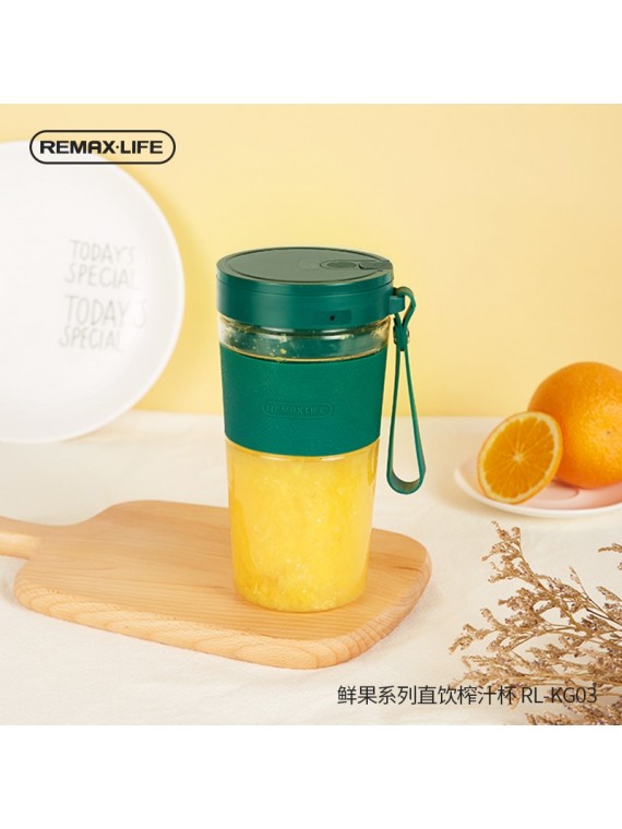 REMAXLIFE RL-KG03 Fresh Fruit Series Direct Drink Juice Cup Green