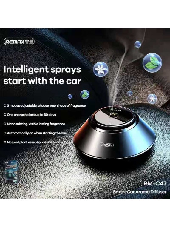 REMAX RM-C47 Smart Car Aroma Aromatherapy Diffuser Tarnish