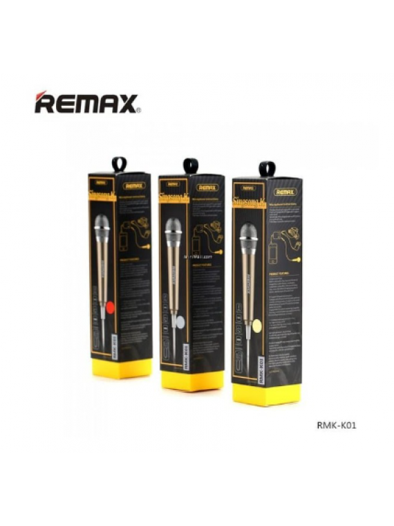 REMAX RMK-K01 Sing Song K Microphone Silver