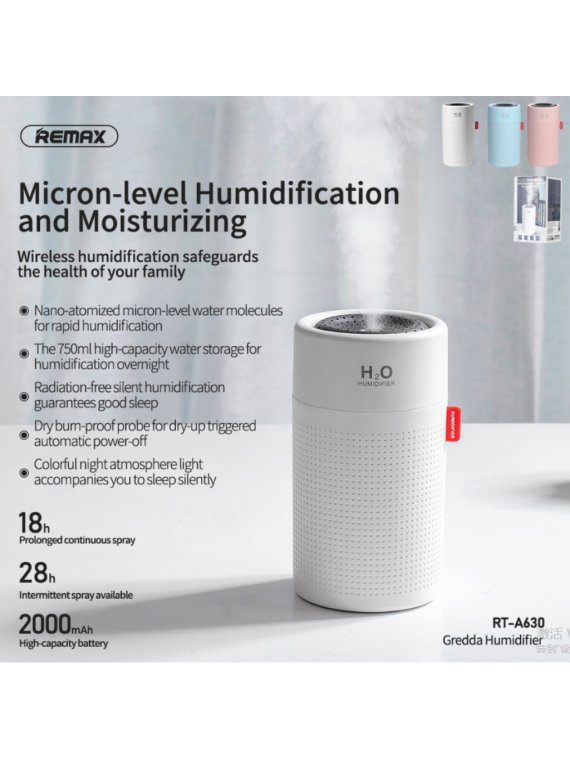 REMAX RT-A630 GRedda Series Humidifier White
