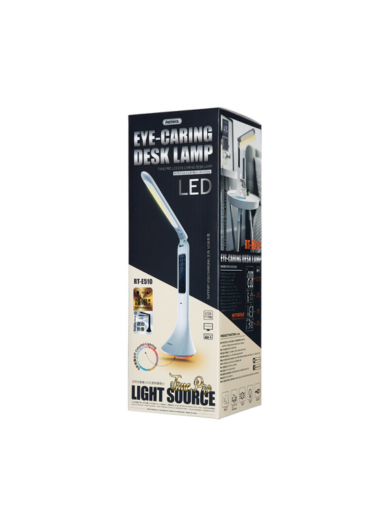 REMAX RT-E510 Time Series LED Table Lamp Calendar Rechargeable Eye Protection White