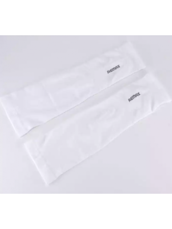 REMAX RT-IS01 Sun Protection Cooling Arm Sleeves  White