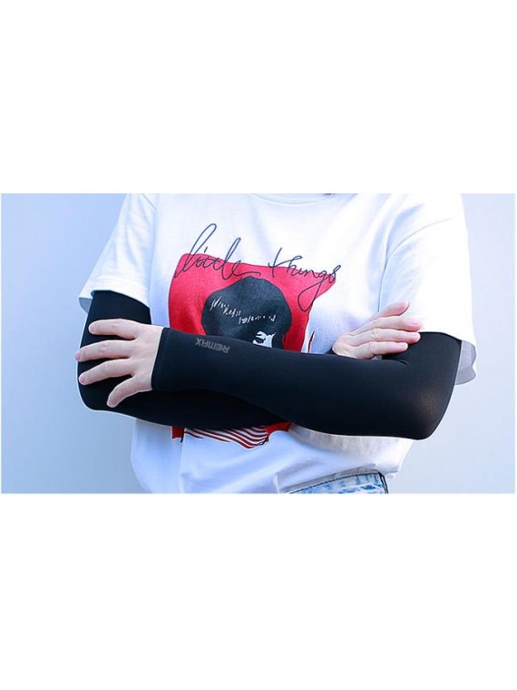 REMAX RT-IS01 Sun Protection Cooling Arm Sleeves  White