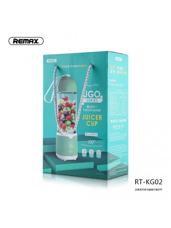 REMAX RT-KG02 UGO SERIES Multi-functional Juice Cup Light Army Green