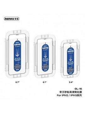 REMAX GL-16 Monarch Series SecStick HD tempered Glass Iphone13 promax  6.7