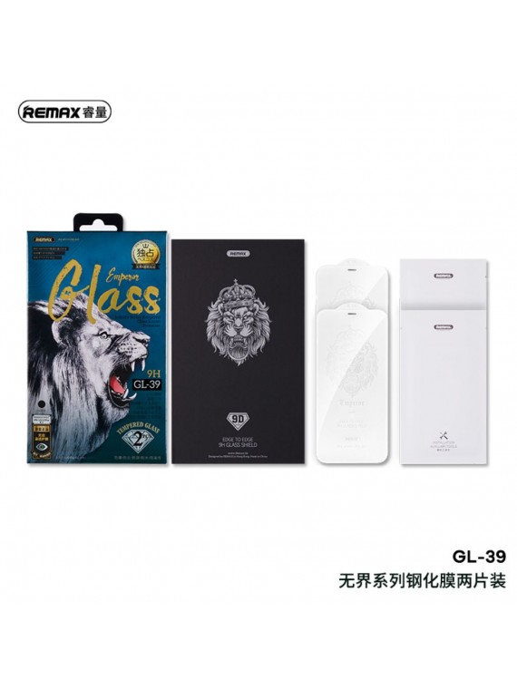 REMAX GL-39  Infinity series transparent tempered glass(two pcs packaged) 6.1 Transparent