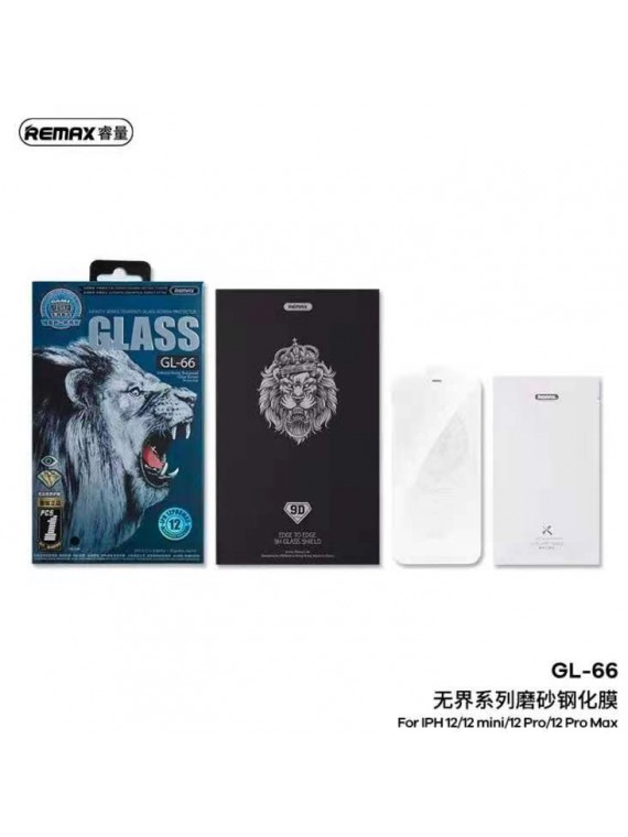 REMAX GL-66 Infinity Series Tempered Glass Screen Protector For iPhone 12 Pro 6.1 Clear