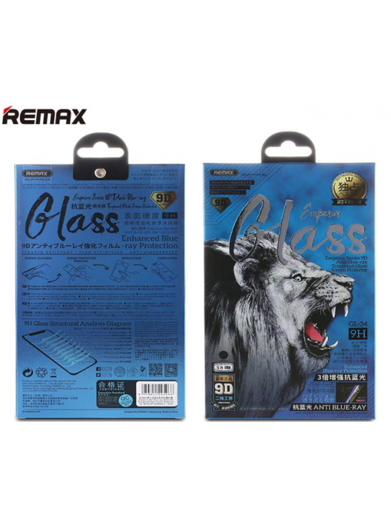 REMAX GL-34 9D Anti Blue-ray Tempered Glass IPhone 7/8 Plus Black