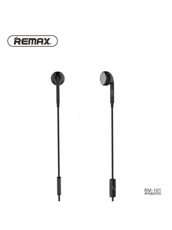 REMAX RM-101 Single Earphone Black