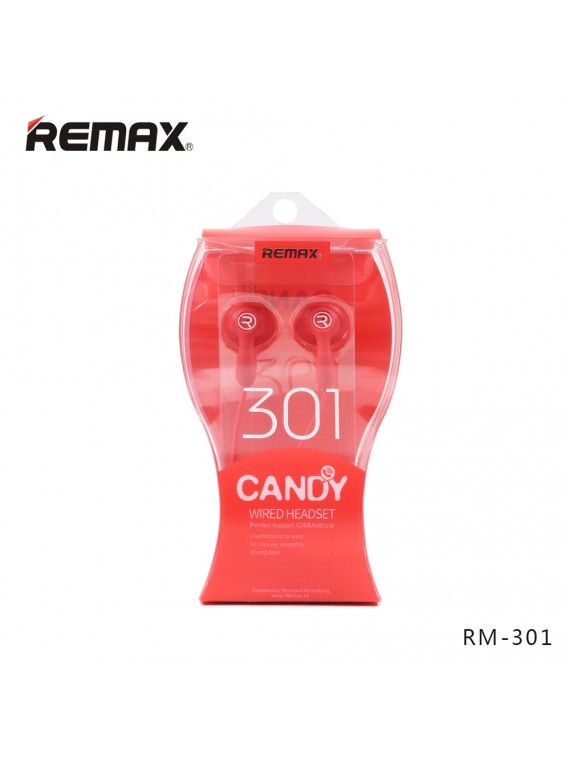 REMAX RM-301 Candy Earphone Blue