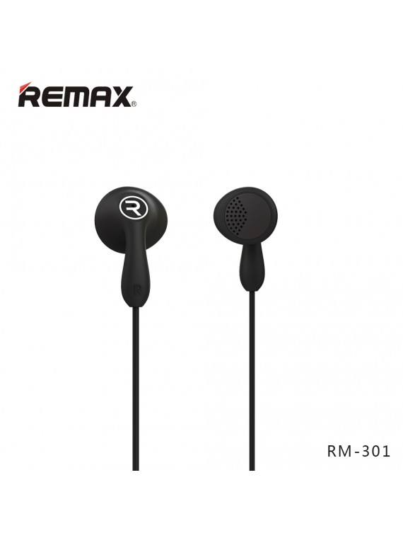 REMAX RM-301 Candy Earphone Black