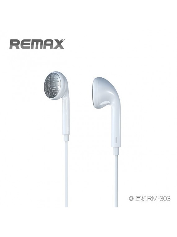 REMAX RM-303 Earphone With Mic White