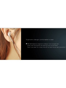 REMAX RM-303 Earphone With Mic White
