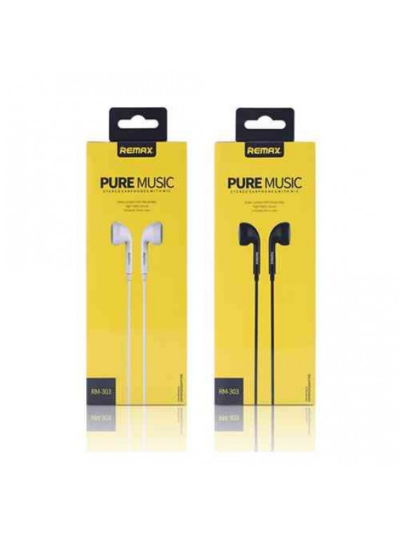 REMAX RM-303 Earphone With Mic White