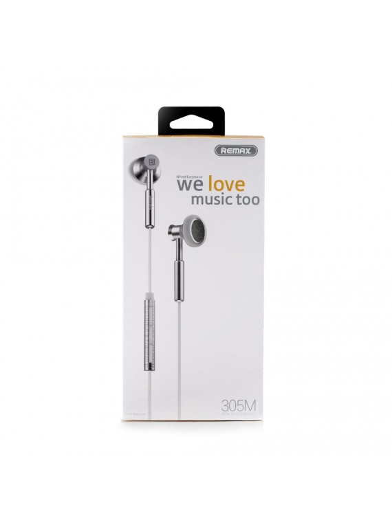 REMAX RM-305M Metal Earphone Gold