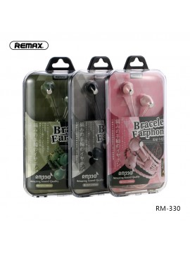 REMAX RM-330 Bracelet Earphone Black