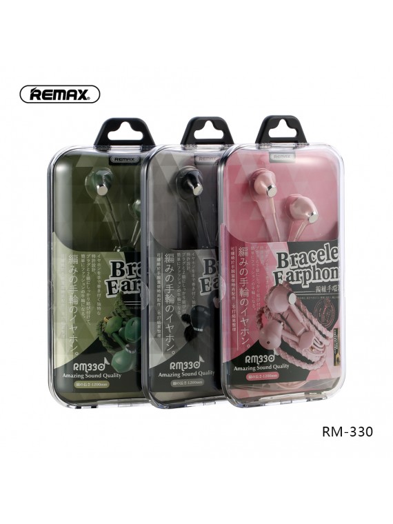 REMAX RM-330 Bracelet Earphone Green