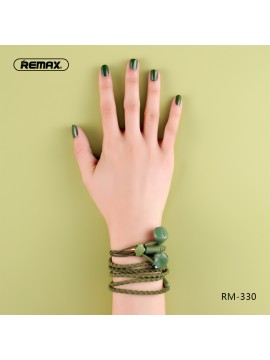 REMAX RM-330 Bracelet Earphone Green