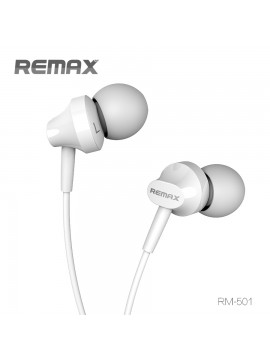 REMAX RM-501 Earphone With Mic White
