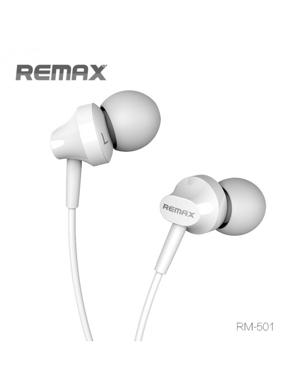 REMAX RM-501 Earphone With Mic White