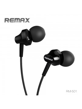 REMAX RM-501 Earphone With Mic Black