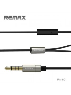 REMAX RM-501 Earphone With Mic Blue
