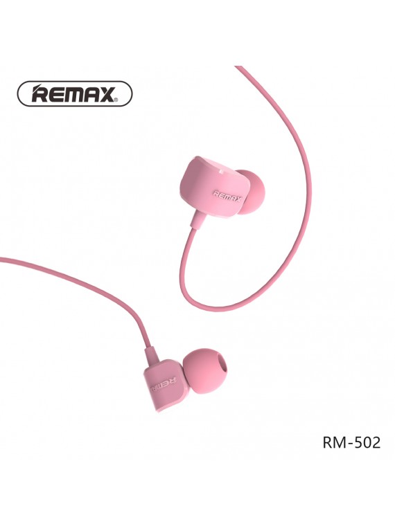 REMAX RM-502 Earphone Pink