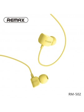 REMAX RM-502 Earphone Yellow