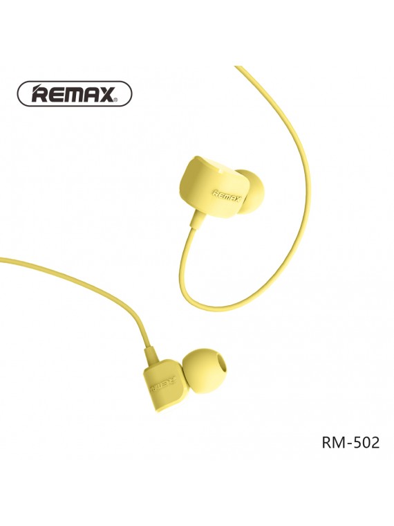 REMAX RM-502 Earphone Yellow