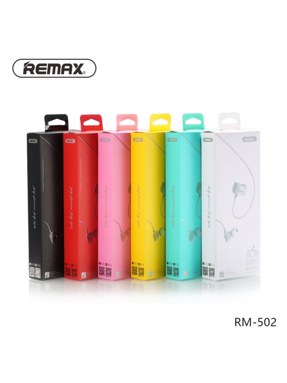 REMAX RM-502 Earphone Yellow