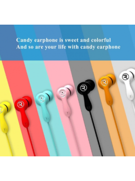 REMAX RM-505 Earbuds Earphone With Microphone Orange