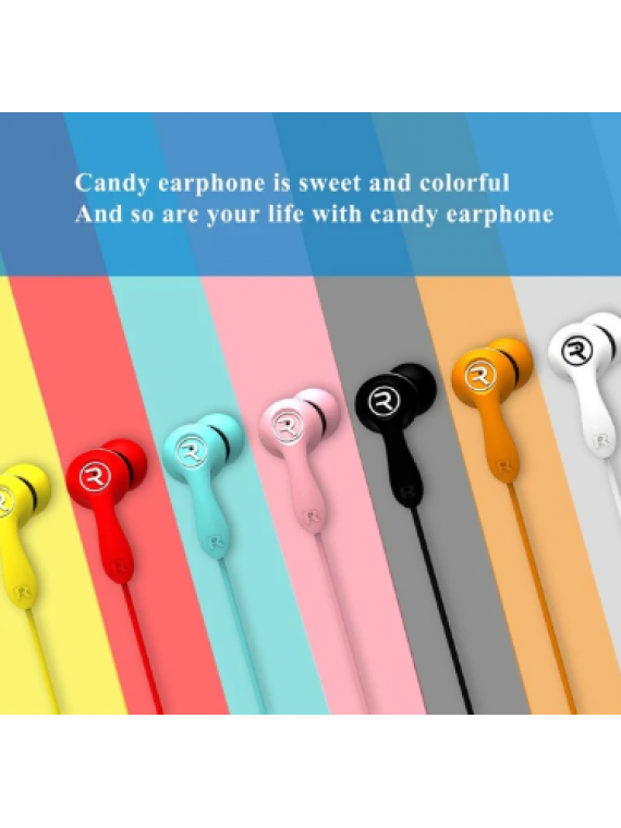 REMAX RM-505 Earbuds Earphone With Microphone White
